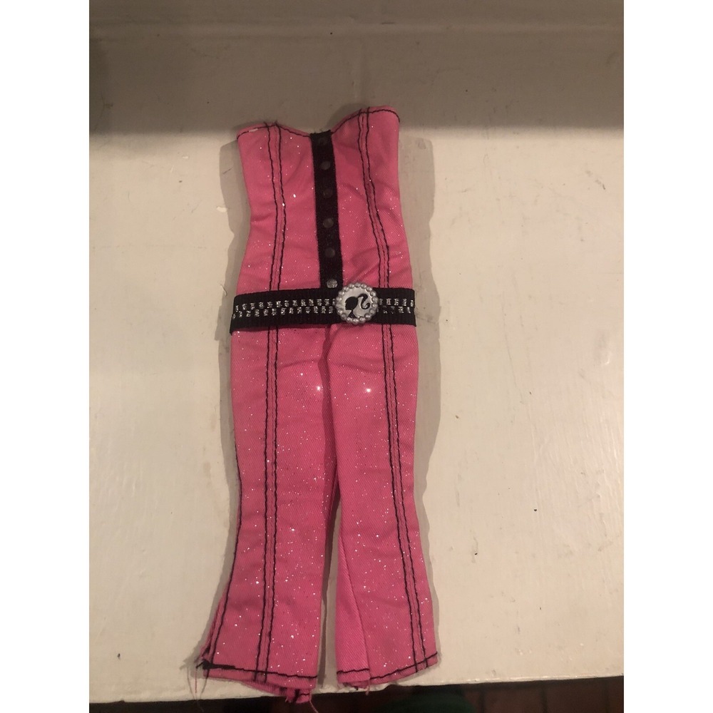 Barbie Doll Fashionistas Fashion Fever My Scene Pink Jumpsuit Romper Outfit Rare
